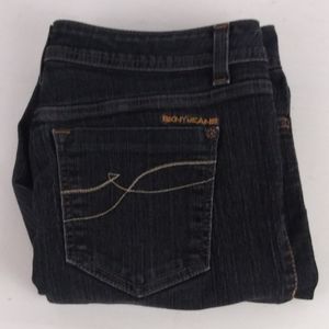 DKNY Skinny dark blue jeans women's size 14